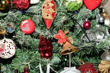 Noel süslemeleri, yeni yıl, Noel ağacı.