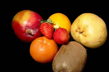 farklı meyveler, seçici odak