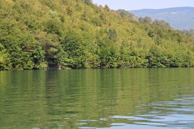 Güzel göl manzarası 