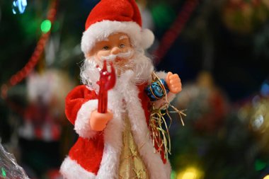 Noel Baba oyuncağı, kapat.