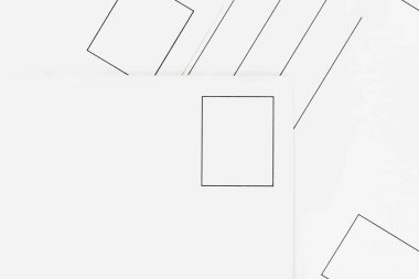 Boş kartpostallar, stüdyo fotoğrafları, yaratıcı uğraş.