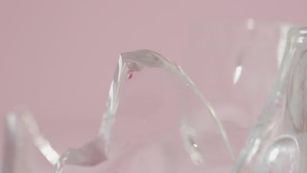 Shard Broken Glass Blood Mystery Damage — Stockvideo