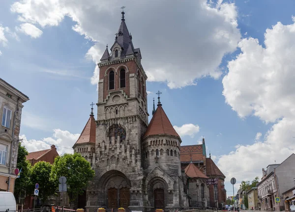 Gotisk Romersk Katolska Dominikanska Kyrkan Stanislaus Kyrka Talen Chortkiv Stad — Stockfoto