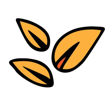 Beyaz arka planda izole edilmiş sarı yaprakların bir tasviri