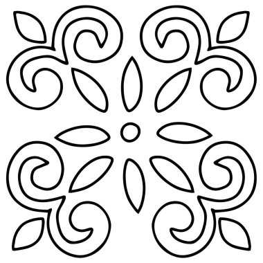 Beyaz arkaplanda izole edilmiş siyah el yapımı vektör şekilleri