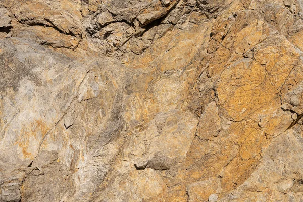 Resimde Gördüğümüz Doğal Gri Turuncu Granit Taş Yüzeyin Güzel Bir — Stok fotoğraf