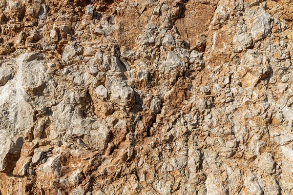 Resimde Gördüğümüz Doğal Gri Turuncu Granit Taş Yüzeyin Güzel Bir — Stok fotoğraf