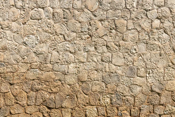 Eine Schöne Horizontale Struktur Einer Alten Mauer Aus Grauen Und — Stockfoto