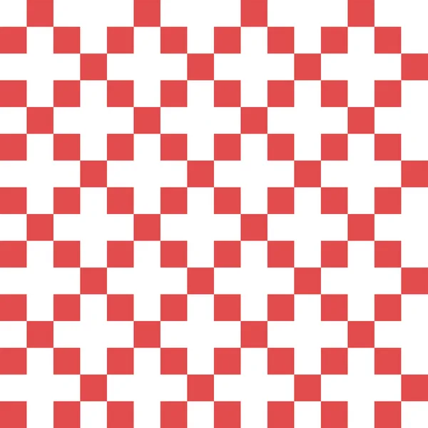 Red Vector Nahtloses Muster Farbiger Abstrakter Geometrischer Formen Und Gitter — Stockvektor
