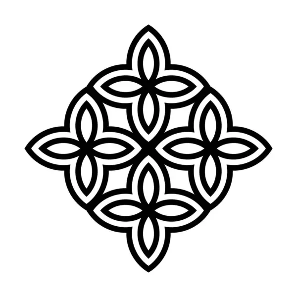 Yapılan bir elementin Siyah Vektör logosu, fayans için beyaz bir arkaplan üzerindedir