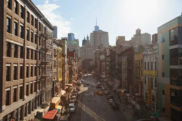 Bâtiments Rues Chinatown New York — Photo