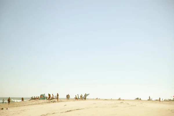 People Beach Sunset — Stock Photo, Image
