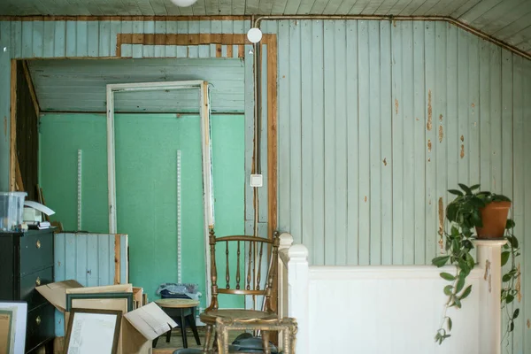 Stuhl Haus Wird Renoviert — Stockfoto