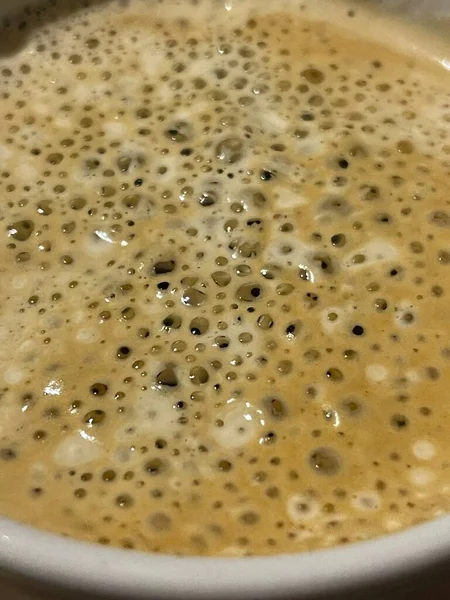 Közel Frissen Főzött Americano Kávé — Stock Fotó
