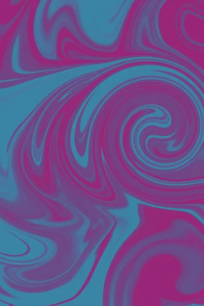 Porple Navy Swirls Eposy Resin Style Pattern Illustration — Stock Photo, Image