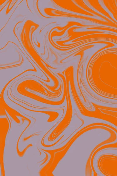Grau Orange Abstrakte Epoxidharz Hintergrund Illustration — Stockfoto