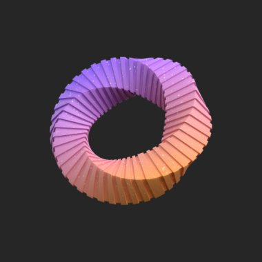 3D görüntüleme - Soyut Gradyan Nesne Sanatı, Geometrik Şekiller
