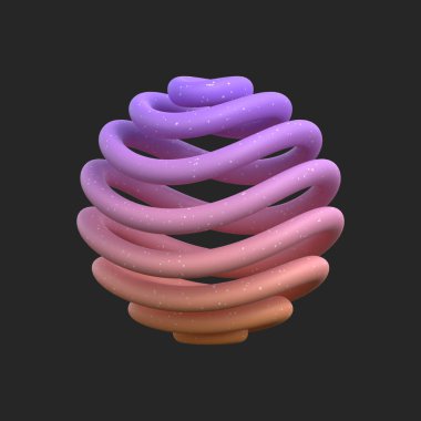 3D görüntüleme - Soyut Gradyan Nesne Sanatı, Geometrik Şekiller