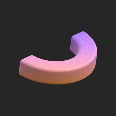 3D görüntüleme - Soyut Gradyan Nesne Sanatı, Geometrik Şekiller