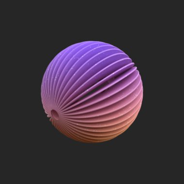 3D görüntüleme - Soyut Gradyan Nesne Sanatı, Geometrik Şekiller