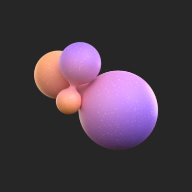 3D görüntüleme - Soyut Gradyan Nesne Sanatı, Geometrik Şekiller