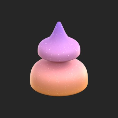 3D görüntüleme - Soyut Gradyan Nesne Sanatı, Geometrik Şekiller