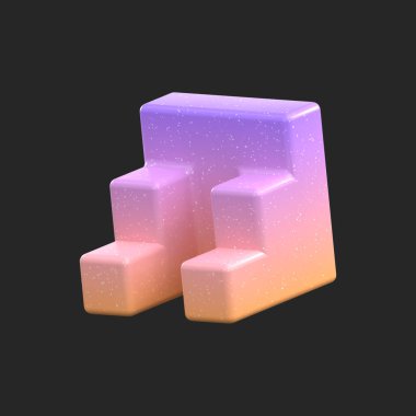 3D görüntüleme - Soyut Gradyan Nesne Sanatı, Geometrik Şekiller