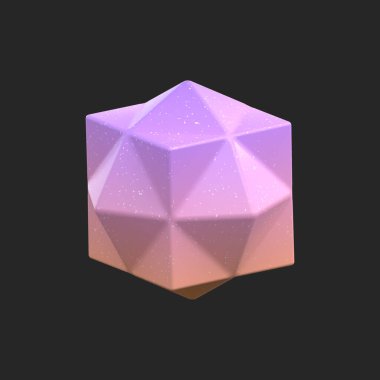 3D görüntüleme - Soyut Gradyan Nesne Sanatı, Geometrik Şekiller