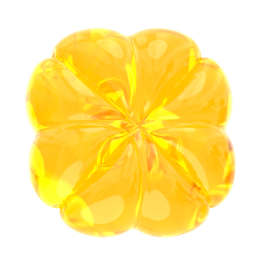 3B Render Altın Balon ŞekliName