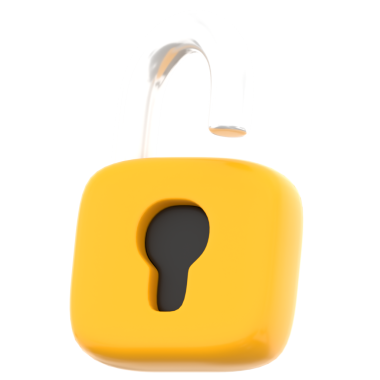 3B Render Kilit Açık Simge ResmiComment