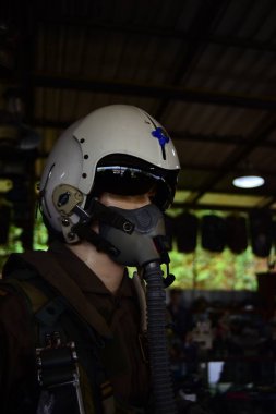 Askeri savaş pilotu üniforma