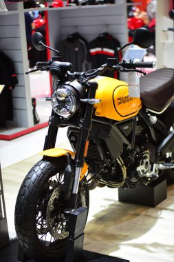 BANGKOK, THAILAND - 1-12 Aralık 2021: Tayland Uluslararası Motor Fuarı 2021 Bangkok, Tayland.