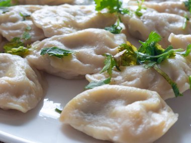 Hamur köftesi, yemek, tabak, kişniş, maydanoz, pişirilmiş, yemek, yemek, servis, garnitür, beyaz, lezzetli, öğle yemeği, yemek, kapanış, sıcak, ev yapımı, restoran, sağlıklı, beslenme, geleneksel, aşçılık, gurme, aperatif, fiş, fileto