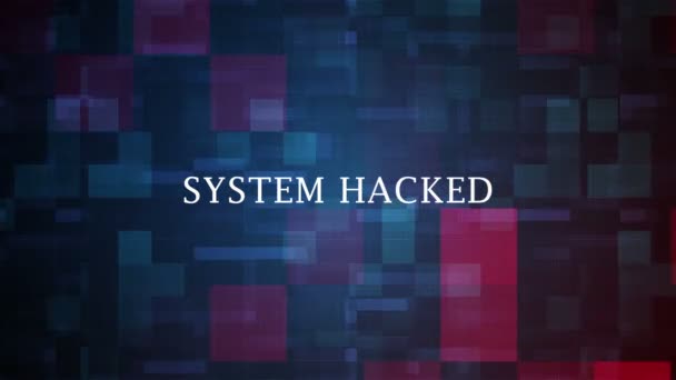 Cyberspace Background Sicurezza Digitale Spia Digitale Concetto Sicurezza — Video Stock