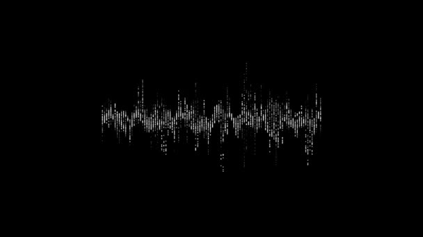 Abstract Computer Generated Equalizer Bars Video Klip