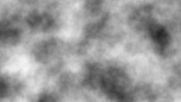 Σχεδιασμός Ατμοσφαιρικής Κίνησης Ομίχλης Μαύρο Φόντο — Αρχείο Βίντεο