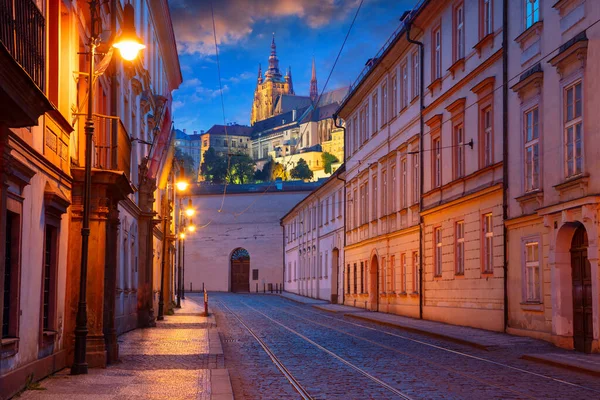 Praga Repubblica Ceca Immagine Cityscape Della Città Vecchia Praga Crepuscolo — Foto Stock