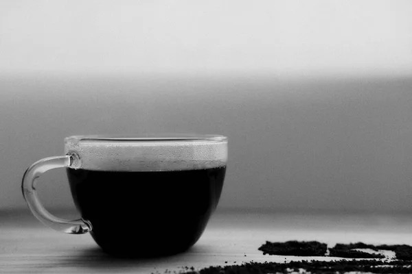 Międzynarodowy Dzień Kawy Pierwszego Października Obraz Tła Kawa Fotograficzna — Zdjęcie stockowe