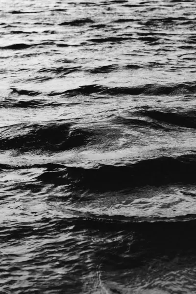 Schwarz Weiß Foto Der Wassertextur — Stockfoto