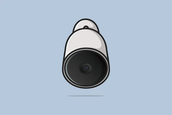 Cctv Camera Device Vector Illustration Science Technology Objects Icon Concept — Stock Vector