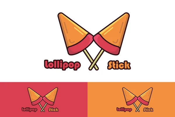 Lollipops Stick Ilustración Vector Caramelo Concepto Icono Objeto Alimenticio Dulces — Vector de stock