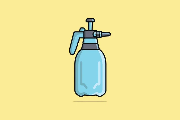 Fertőtlenítés Tisztítás Spray Palack Vektor Illusztráció Otthoni Takarítás Tárgyak Ikon — Stock Vector