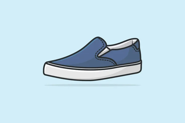 Векторні Ілюстрації Взуття Loafer Дизайн Концепції Піктограм Єкта Моди Loafer — стоковий вектор