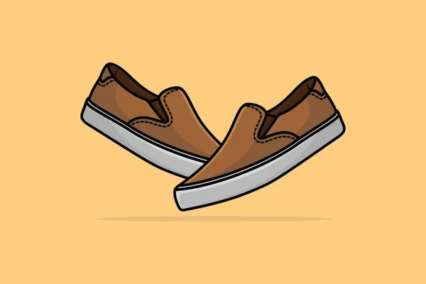 Sport High Class Shoe Vector Icon Illustration Fashion Object Icon — Stock Vector