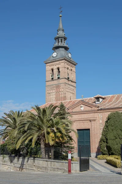 Uppsättning Kyrkan Vår Dam Antagandet Navalcarnero Provinsen Madrid Spanien — Stockfoto