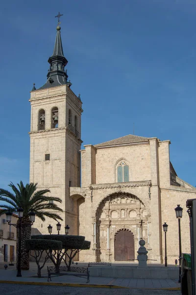 Коллегиальная Церковь Санцимо Сакраменто Провинции Торрихос Толедо Испания — стоковое фото