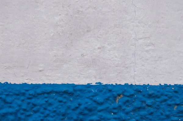 Tło Starej Białej Ściany Część Niebiesko Ziarnista — Zdjęcie stockowe