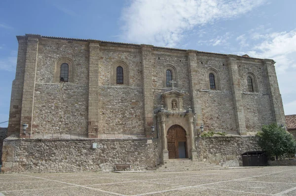 Kyrkan San Juan Bautista Atienza Provinsen Guadalajara Spanien — Stockfoto