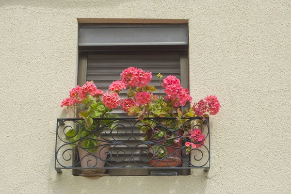 Balkon Genarios Elewacji Domu — Zdjęcie stockowe