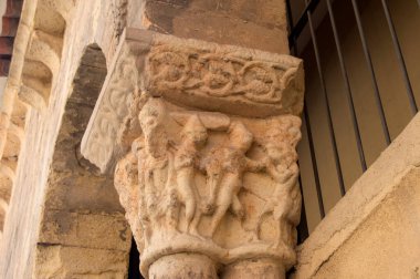 Segovia 'da bir kilisede heykel yapılmış Roma başkenti. İspanya